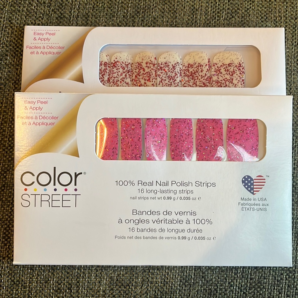 New in package- Retired Pair of 2022 Color Street Valentines Collection